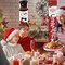 Christmas Door Banner Decorations Merry Christmas Santa Snowman Porch(Multicolor)71"L x 12"W
